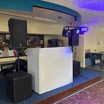 Front view of our soundsystem